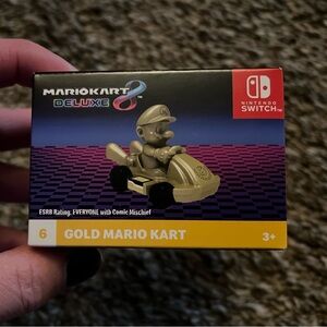 Gold Mario Mario Kart 8 Deluxe Happy Meal Toy